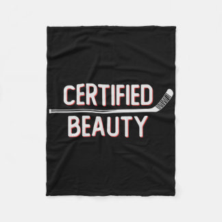 Cobertor De Velo Beleza Certificada Piada de Hockey no Gelo Gíria W