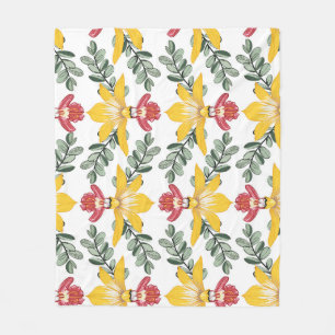 Cobertor De Velo Beleza Orquídea: Elegância Floral do Padrão.