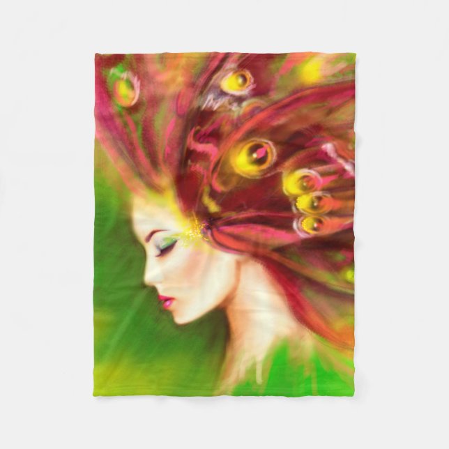 Cobertor De Velo Belíssima borboleta Primavera Verão (Frente)