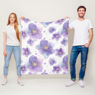 Cobertor De Velo belo e elegante pata-flor-impressão sem costura