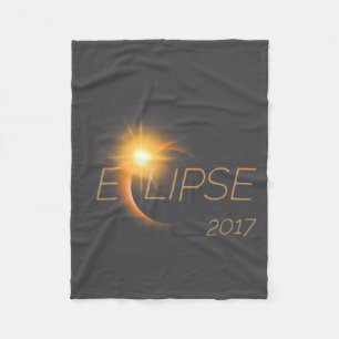 Cobertor De Velo Belo Gráfico do Eclipse Solar de 2017