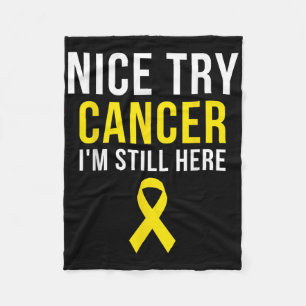 Cobertor De Velo Belo Tente Sobrevivente Sarcoma Cancer Consciência