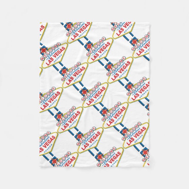 Cobertor De Velo Bem-vindo a Las Vegas (Frente)