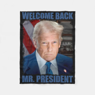 Cobertor De Velo Bem-vindo Ck Sr Presidente Posse de Donald Trump