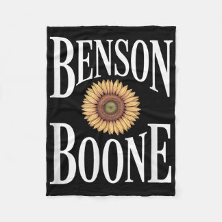 Cobertor De Velo Ben Son Boone Fã Música Estética Retro Vintage
