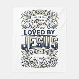 Cobertor De Velo Bênção de Deus Jesus Espírito Santo Camisa Vintage