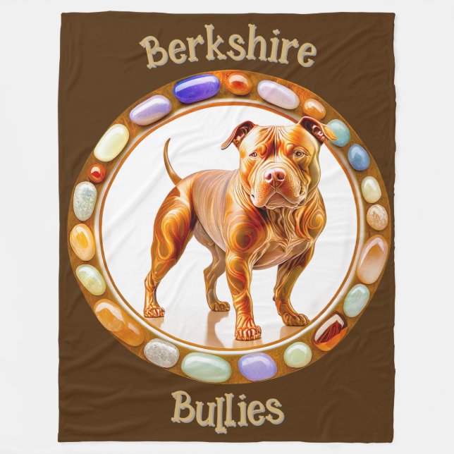 Cobertor De Velo Berkshire Bullies Pit Bull 11 (Frente)