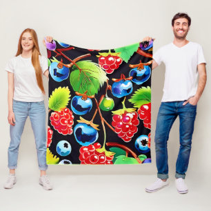 Cobertor De Velo Berryful Delight Art