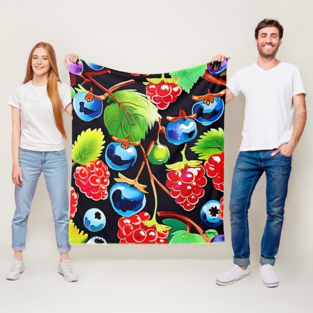 Cobertor De Velo Berryful Delight Art (In Situ)