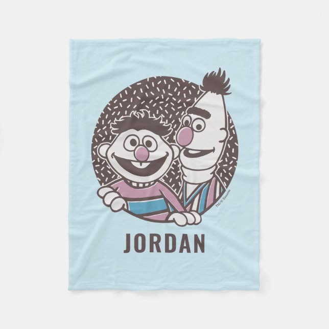 Cobertor De Velo Bert & Ernie | Irmãos (Frente)