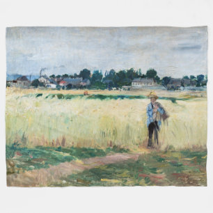 Cobertor De Velo Berthe Morisot - No Campo de Trigo em Gennevillier