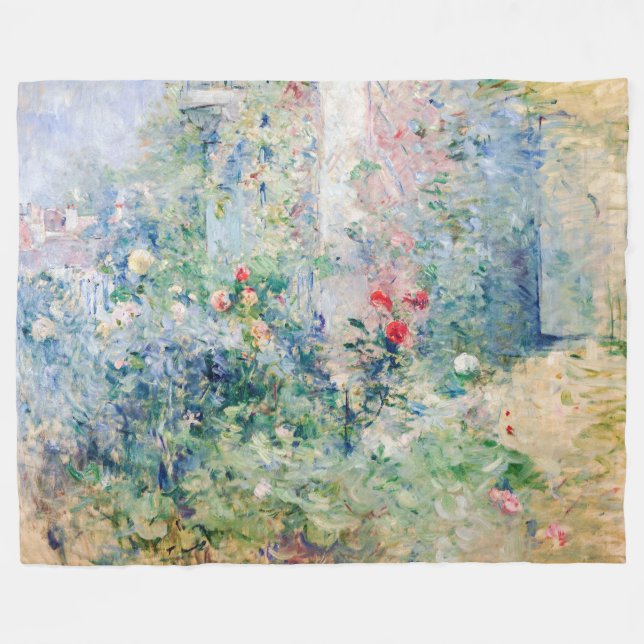 Cobertor De Velo Berthe Morisot - O Jardim de Bougal (Frente (Horizontal))