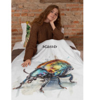 Besouro Iridescente em Aquarela, personalizado