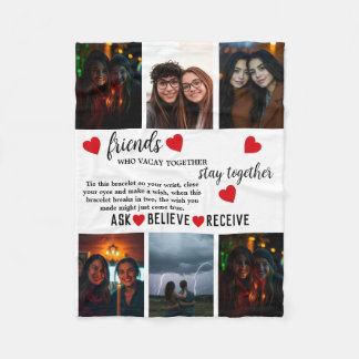 Cobertor De Velo Best Friend Friendship Day Photo