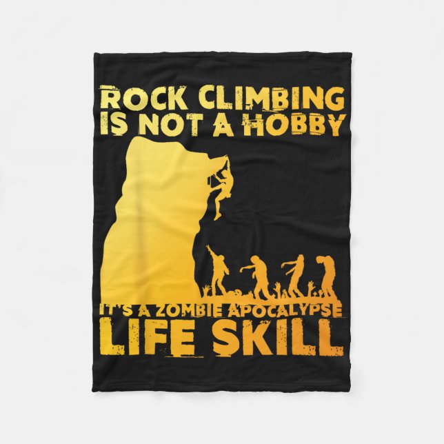Cobertor De Velo Best Rock Climbing Art For Men Women Rock Climber  (Frente)