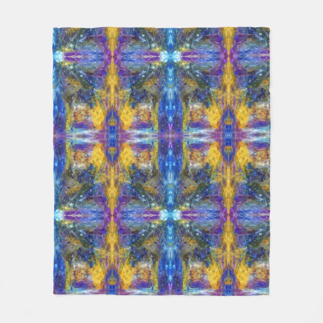 Cobertor De Velo Besta Azul em Execução (Frente)