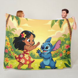 Cobertor De Velo Beste Freunde fürs Leben – Lilo & Stitch  