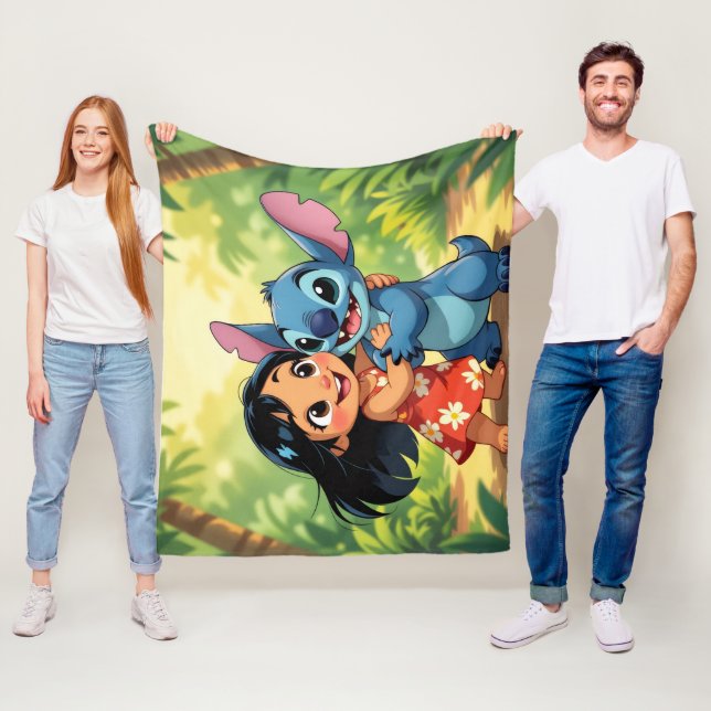 Cobertor De Velo Beste Freunde fürs Leben – Lilo & Stitch   (In Situ)