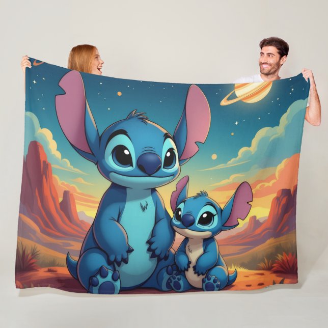 Cobertor De Velo Beste Freunde fürs Leben – Lilo & Stitch   (In Situ)