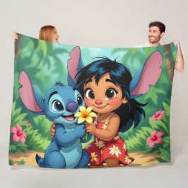 Cobertor De Velo Beste Freunde fürs Leben – Lilo & Stitch  