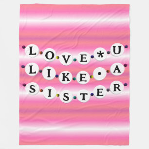 Cobertor De Velo Bestie Bracelet - Design de Amizade (18 Miçangas)