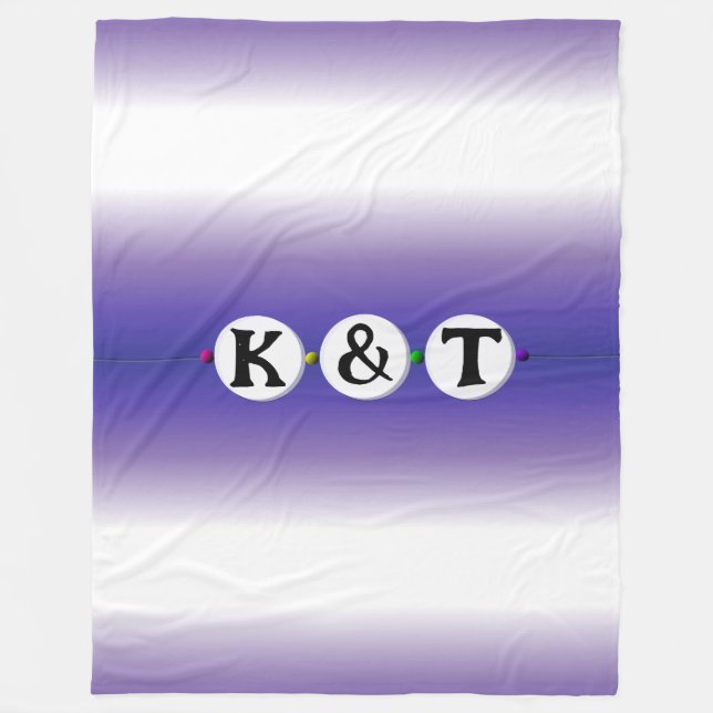 Cobertor De Velo Bestie Bracelet - Design de Amizade (3 Miçangas) (Frente)