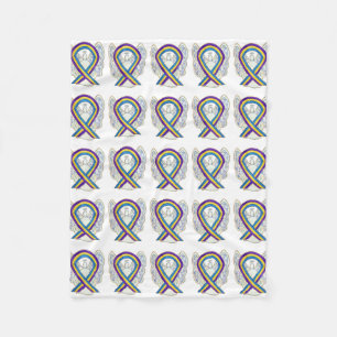 Cobertor De Velo Bexiga Cancer Sensibilização Fita anjo
