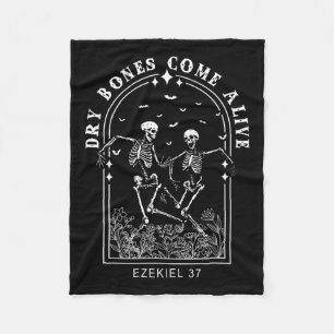 Cobertor De Velo Bíblia Verso Ossos Secos Vêm Vivos Jesus Cristão
