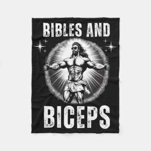 Cobertor De Velo Bíblias E Biceps Criadores De Porte Jesus Malhação