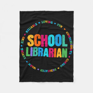Cobertor De Velo Biblioteca Colorida do Tee Rainbow Colorful