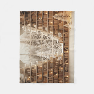 Cobertor De Velo Biblioteca do Wintery