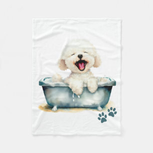 Cobertor De Velo Bichon Frise Dog