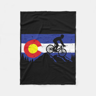 Cobertor De Velo Bicicleta de Montanha Colorado's Ciclismo Bandeira