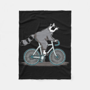 Cobertor De Velo Bicicleta de Montanha de Guaxinim Vintage Fofo e A