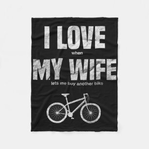 Cobertor De Velo Bicicleta de Montanha Masculina Eu Amo Quando Minh