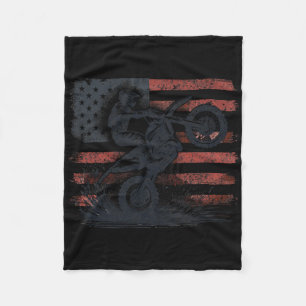 Cobertor De Velo Bicicleta de terra bandeira americana motocross 