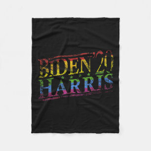 Cobertor De Velo Biden 2020 Orgulho gay Lgbt Flag Biden Harris 2020