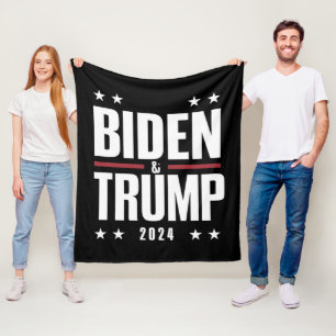 Cobertor De Velo Biden Trump 2024 Eleição Divertida Presidencial VP