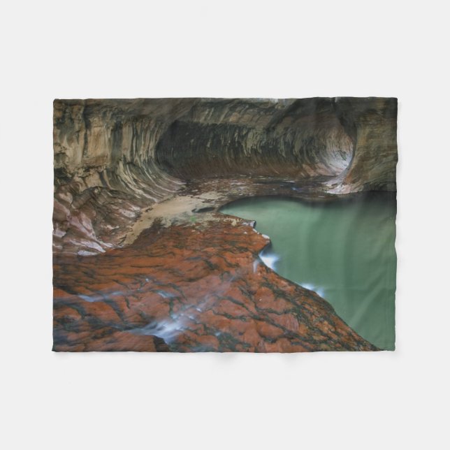 Cobertor De Velo Bifurcação Esquerda | Parque Nacional de Zion, Uta (Frente (Horizontal))