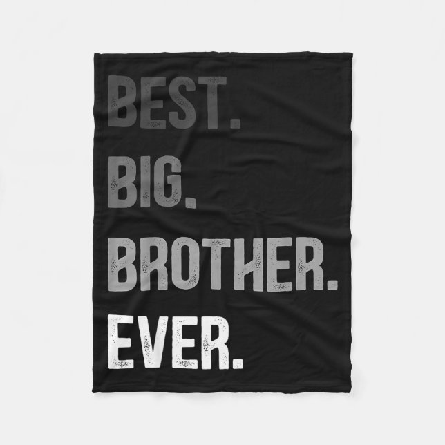 Cobertor De Velo Big Brother Ever Teenager Older Sibling For Boys K (Frente)