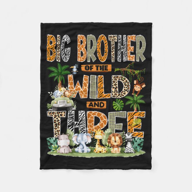 Cobertor De Velo Big Brother Of The Wild &amp; Three 3rd Birthday S (Frente)