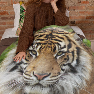 Cobertor De Velo Big Cat Sumatran Tiger