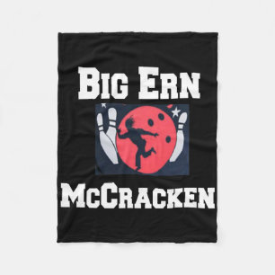 Cobertor De Velo Big Ern Mccracken Funny King Pin Boliche Shirt