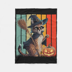Cobertor De Velo Big Floppa Meme Caracal Cat Halloween