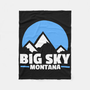 Cobertor De Velo Big Sky Montana Snowboard Mountain