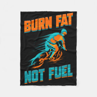 Cobertor De Velo Bike Tour Cycling Lover Bicycle Rider I Burn Fat N