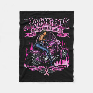 Cobertor De Velo Bikers Contra A Luta Do Cancer Da Mama Por Uma Esp
