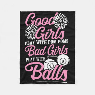 Cobertor De Velo Billiards Piscina Player Ball Girl Good Girls Plan