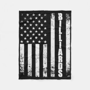 Cobertor De Velo Billiards Snooker American Flag Usa Games Esporte