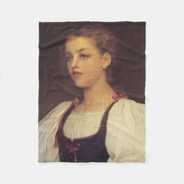 Cobertor De Velo Biondina (por Frederic Leighton) (Frente)